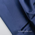 Элегантные атласные ткани из 100% полиэстера и спандекса синего цвета сапфира